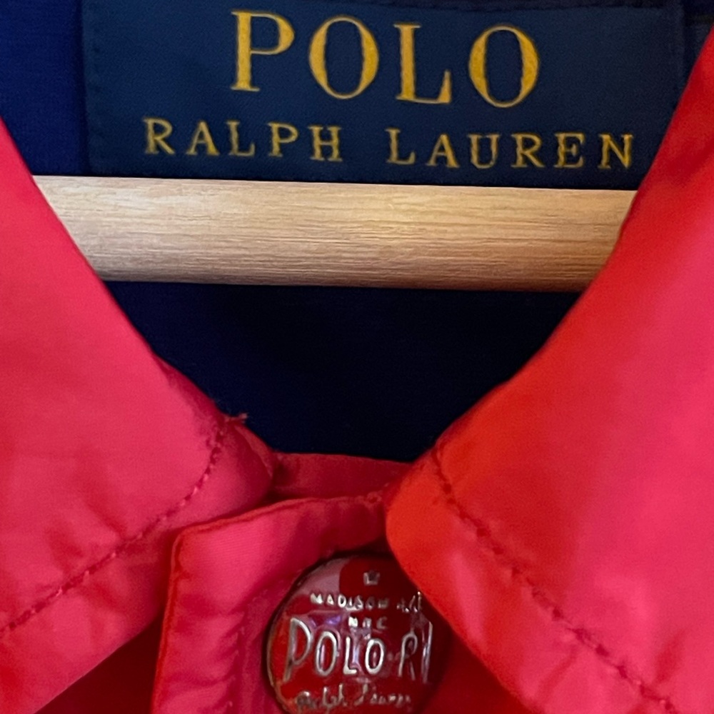 Polo by Ralph Lauren Red N.Y. State Champs Coaches Jacket NWOT - Picture 4 of 8
